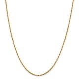 Leslie&#39;s 1.6 mm Diamond-cut Open Long Link Franco Chain 20 Inch 14k Gold HB-7224-20, MPN: 7224-20, …