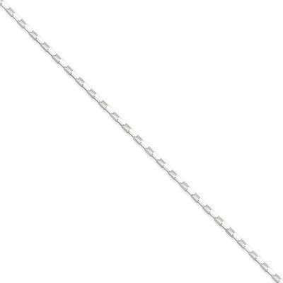 16 Inch 1.65mm Elongated Box Chain Sterling Silver QPE13-16, MPN: QPE13-16, 883957974415