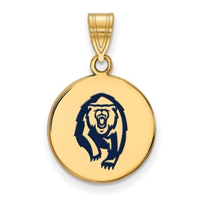 University of California Berkeley Medium Enamel Disc Pendant Gold-plated Silver GP050UCB, MPN: GP05…