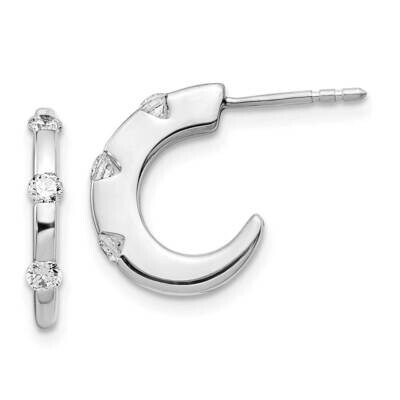 Earrings 14k White Gold Diamond EM5494-033-WA, MPN: EM5494-033-WA, 883957273310