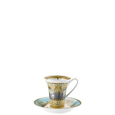 Versace Prestige Gala Bleu Coffee Cup and Saucer 6 oz., MPN: 19325-403638-14740, 790955326811