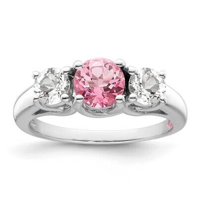 Survivor Collection Clear Pink Swarovski Topaz Pamela Ring 10k White Gold 10SV207W, MPN: SV207SS, 8…