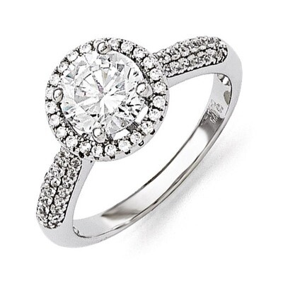 Ring Sterling Silver &amp; Cubic Zirconia QMP1356, MPN: QMP1356, 191101468025