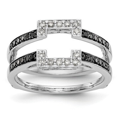 Black &amp; White Diamond Guard 14k White Gold RM3124B-BK-043-WAA, MPN: RM3124B-BK-043-WAA, RM3124B-BK-…