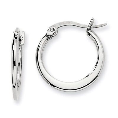 19mm Diameter Hoop Earrings - Stainless Steel SRE119 by Chisel, MPN: SRE119, 883957747453