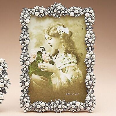 Tizo Enamel Jeweled Picture Frame 4 x 6 Inch RS63846, MPN: RS63846,