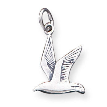 Seagull Charm Antiqued Sterling Silver QC5011, MPN: QC5011, 883957579122