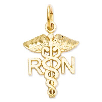 Nurse Charm 14k Gold C433, MPN: C433, 883957860398