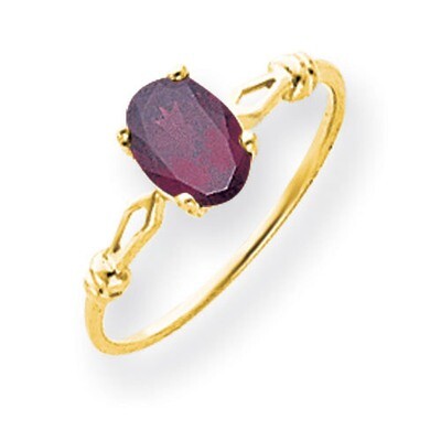 Rhodolite Garnet Ring 14k Gold 7x5mm Oval Y4654RG, MPN: Y4654RG, 883957563152