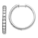 SI1/SI2 G H I Hoop Earrings 14k White Gold Lab Grown Diamond EM4266-150-WLG, MPN: EM4266-150-WLG, 8…