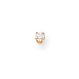 Single Stud Diamond Earring 14k Gold XA2AA-S, MPN: XA2AA-S, 883957339696