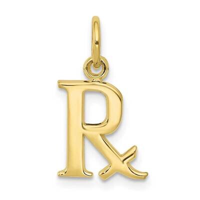 Prescription Symbol Rx Charm 10k Gold 10C2272, MPN: 10C2272,