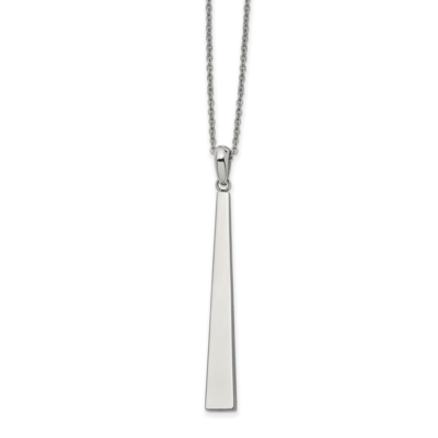 2 inch Extension 16 inch Necklace Stainless Steel Polished SRN2592-16 by Chisel, MPN: SRN2592-16, 1…