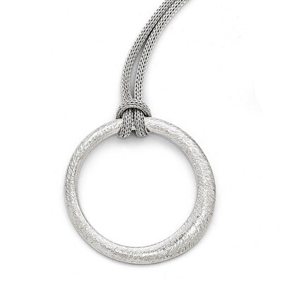 Leslie&#39;s Textured Necklace - Sterling Silver HB-QLF476-18, MPN: QLF476-18, 886774640679