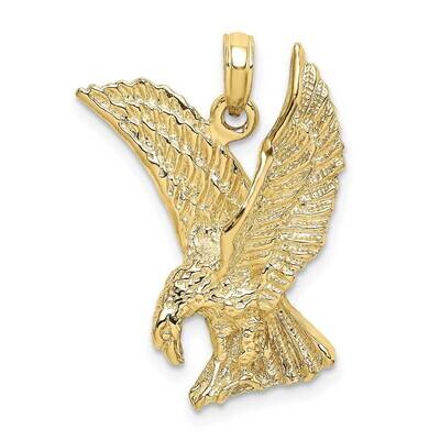 Eagle Landing with Wings Up Charm 10k Gold 10K6563, MPN: 10K6563,