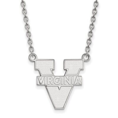 University of Virginia Large Pendant with Necklace Sterling Silver SS016UVA-18, MPN: SS016UVA-18, 8…