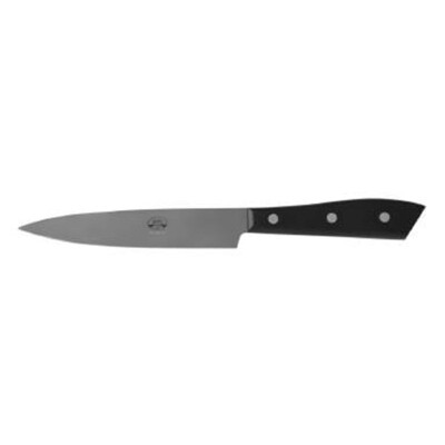 Berti Compendio Utility Knife Grey Blade Black Lucite Handle 7007