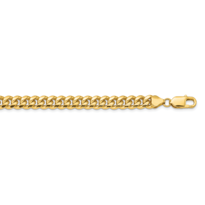 22 Inch 6.75mm Solid Miami Cuban Chain 14k Yellow Gold DCU220-22, MPN: DCU220-22, 886774561066