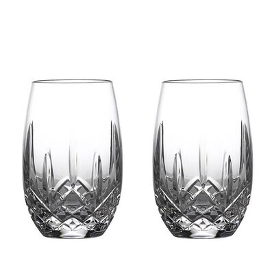 Waterford Lismore Nouveau Stemless Wine White 12 Oz Set of Two 1055546, MPN: 1055546, 701587436991