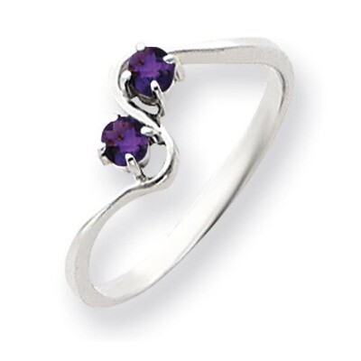 3mm Amethyst Ring 14k white Gold Y4717AM, MPN: Y4717AM, 883957601229