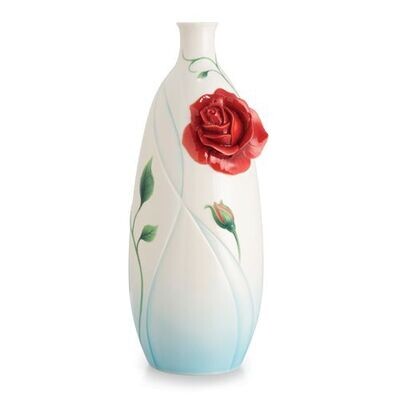 Franz Porcelain Romance Of The Rose Large Vase FZ02659, MPN: FZ02659, 810524018753