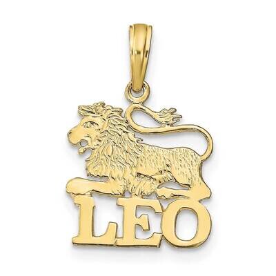 Leo Charm 10k Gold 10K8950, MPN: 10K8950,