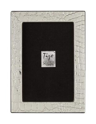 Tizo Crocodile Prints Sterling Silver Picture Frame 8 x 10 Inch, MPN: 1849-80,