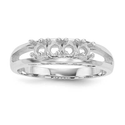 Family Jewelry Ring Mounting 14k White Gold XMR71/4W-7, MPN: XMR71-4W, 883957449173