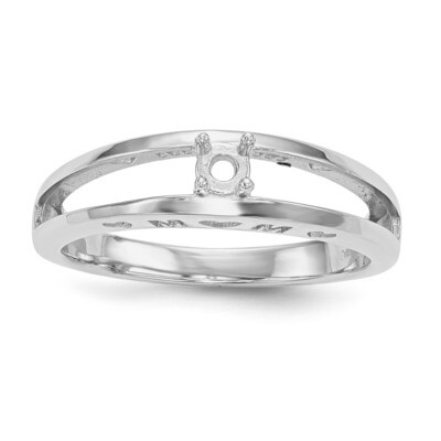 14K White Gold Ring Mounting Family &amp; Mother XMR71/1W-7, MPN: XMR71-1W, 191101539954