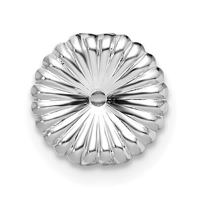 Ultra Heavy Friction Earring Nut 14k White Gold WG720, MPN: WG720,