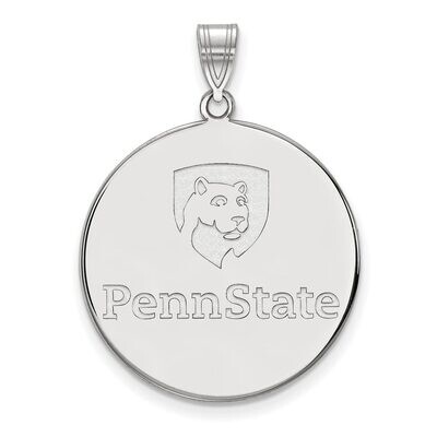 Penn State University x-Large Disc Pendant 14k White Gold 4W040PSU, MPN: 4W040PSU, 886774847627