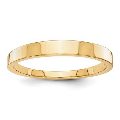 3mm Tapered Polished Band 14k Gold STK10, MPN: STK10, 886774402710