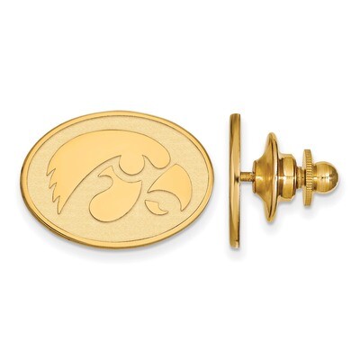University of Iowa Lapel Pin Gold-plated Sterling Silver GP052UIA, MPN: GP052UIA, 886774948171
