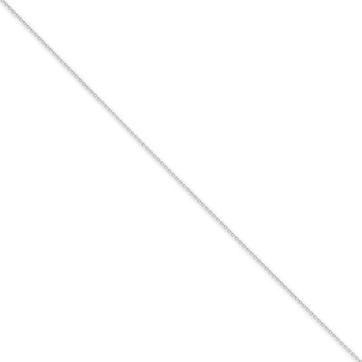 0.9mm Cable Chain 18 Inch 14k White Gold PEN75L-18, MPN: PEN75L-18, 886774538426
