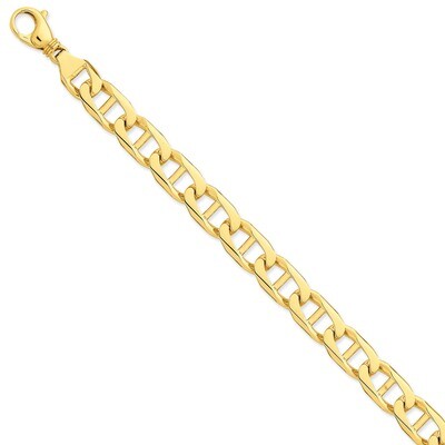 11mm Hand-polished Anchor Link Chain 20 Inch 14k Gold LK102-20, MPN: LK102-20, 191101648489