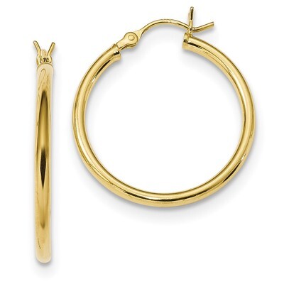 Hoop Earrings Sterling Silver Gold-Tone Polished QE13145, MPN: QE13145, 191101234606