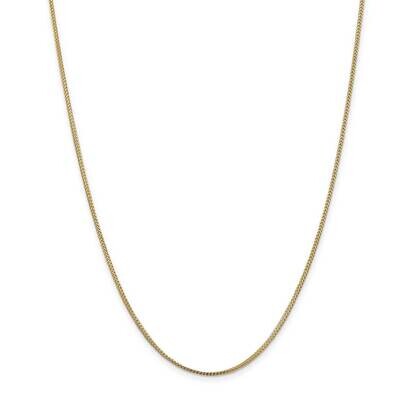 1mm Franco Chain 22 Inch 14k Gold FRA035-22, MPN: FRA035-22, 883957169873