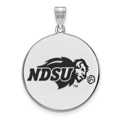 North Dakota State XLarge Enamel Disc Pendant Sterling Silver SS003NDS, MPN: SS003NDS, 886774692623