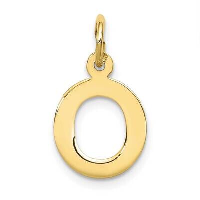 Block Initial O Charm 10k Gold Small 10YC664O, MPN: 10YC664O,