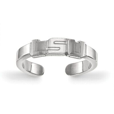 Louisiana State University Toe Ring Sterling Silver SS023LSU, MPN: SS023LSU, 886774688312