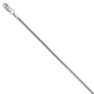 Leslie&#39;s Snake Chain 20 Inch - 14k White Gold HB-1697-20, MPN: 1697-20, 886774543390