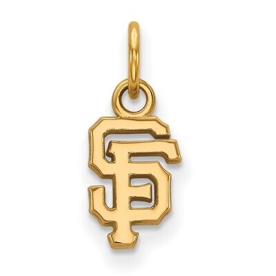 San Francisco Giants x-Small Pendant Gold-plated Silver GP001GIT, MPN: GP001GIT, 886774889788