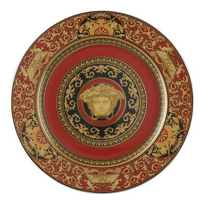 Versace Medusa Red Service Plate 12 inch, MPN: 19300-409605-10230, 790955025097