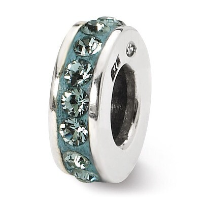 Deemberc Single Row Swarovski Elements Bead - Sterling Silver QRS1264DEC, MPN: QRS1264DEC, 88395730…