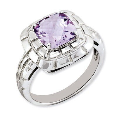 Pink Quartz Ring Sterling Silver QR3171PQ, MPN: QR3171PQ, 883957657226