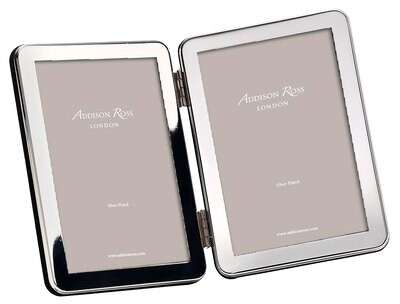 Addison Ross 4 x 6 Inch 15mm Double Silver Plate Picture Frame Silver Plate FR0546, MPN: FR0546, UP…
