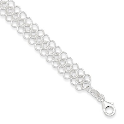 7.5 Inch Bracelet Sterling Silver QG2233-7.5, MPN: QG2233-7.5, 191101294495