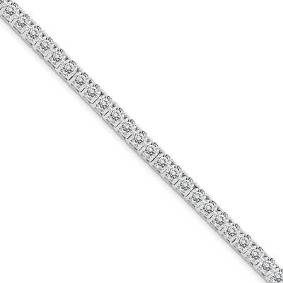 16.00ctw. Near Colorless Moissanite 4 Prong Tennis Bracelet 14k White Gold X2048WMT, MPN: X2048WMT,…
