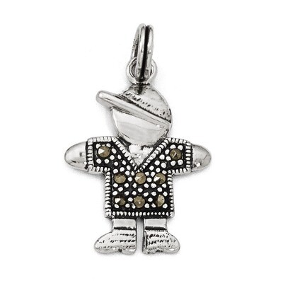 Boy Charm Sterling Silver QC4636, MPN: QC4636, 723252287912