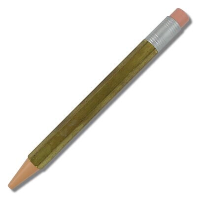 Acme #2 (Number Two) Raw Brass Barrel Color Test Retractable Roller Ball Pen PACME2RR2, MPN: PACME2…